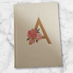 Floral Monogram A Journal